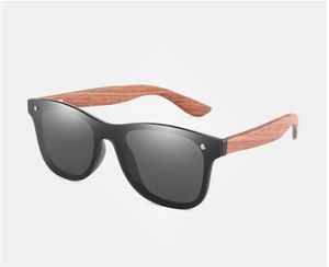 Natürliche Holz Sonnenbrille Männer polarisierte Damen Sonnenbrille