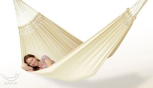 Single Hängematte  Natural L BAHIA - fair trade Tuchhängematte