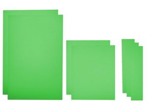 Kühlschrankmatten antibakteriell & geruchshemmend / Kühlschrankmatten für die Einlegeböden des Kühlschranks, Anti-Schimmel-Matte, Anti-Feuchtigkeit / 7-tlg Set grün