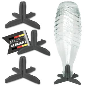 Waldana© Abtropfgestell für Flaschen (4 Stück) passend für SodaStream Glaskaraffe, Trinkflaschen und Babyflaschen. LebensmittelechterKunststoff. Waldana© Abtropfgestell für Flaschen (4 Stück) passend für SodaStream Glaskaraffe, Trinkflaschen und Babyflaschen. LebensmittelechterKunststoff.