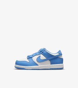 Nike Dunk Low für Kinder "UNC", Blau, Größe: 35