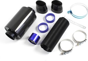 Echt Carbon Airbox Intake Kit inkl. Flexschlauch Sportluftfilter universal Set