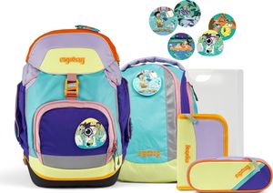 Ergobag Schulranzen-Set Pack NaturBärlebnis 6-tlg. ergonomisch