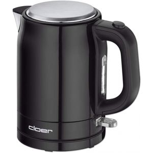 Cloer 4510 Wasserkocher Edelstahl schwarz 1L