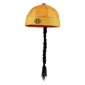 Herren Chinesischen Königlichen Kaiser Hut Rolle Spielen Dekorative Cosplay Hut, Chinesischen Hut   Chinesische Kostüm Partyhut Für Cosplay, Kostüm Re Farbe Gelb