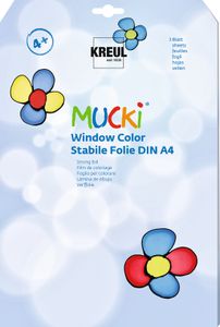 KREUL Spezialfolie für Window Color MUCKI DIN A4 3 Folien
