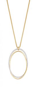 Esprit Collection Jewelry antheia ELNL93128B800 Halskette für Sie Mit Zirkonen