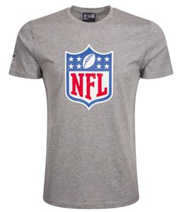 New Era - NFL Shield Team Logo T-Shirt - Grau : Grau XL Farbe: Grau Größe: XL