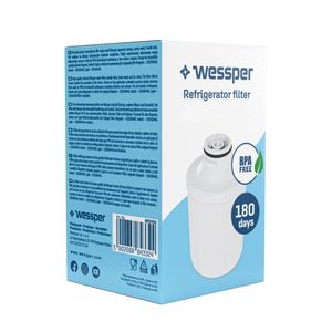 Wessper Wasserfilter für Kühlschrank Hotpoint, Ariston ersatz für C00300448
