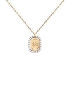 PDPAOLA Halskette STERNZEICHEN 18K gold plated silver gold