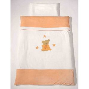 Easy Baby Kinderbettwäsche Niki Bear orange 09