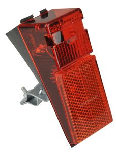 FISCHER Dynamo-LED-Rückleuchte mit integriertem Reflektor