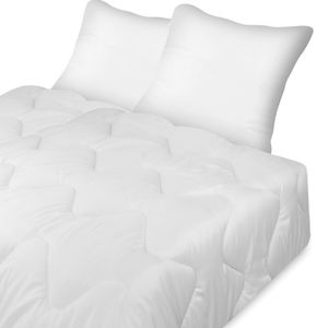 Bettenset DreamComfy - Bettdecke 135x200 cm und Kopfkissen 80x80 cm