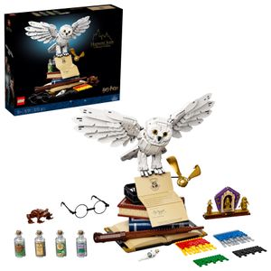 LEGO 76391 Harry Potter Hogwarts Ikonen – Sammler-Edition zum 20. Jubiläum mit Hedwig-Modell zum Sammeln und 3 exklusiven goldenen Minifiguren