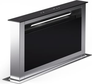 Klarstein downdraft-digestor 60 cm, výsuvný digestor s recirkuláciou vzduchu do kuchyne, tichý recirkulačný digestor bez potrubia, prietok vzduchu 576 m³/h, LED osvetlenie a dotykový ovládací panel