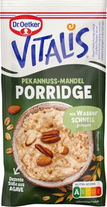 Dr. Oetker Vitalis Porridge Pekannuss Mandel Hafermahlzeit 61g