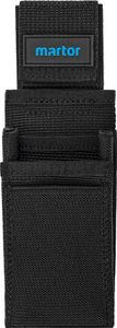 MARTOR GÜRTELTASCHE L Für Cuttermesser, Tasche Mit 5 Fächern Für Sicherheitsmesser/Stift/Schere, Mit Clip & Klettverschluss, Nylon, Schwarz