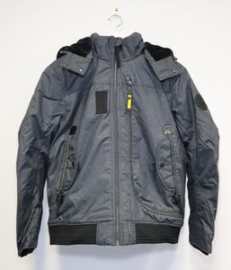 TOM TAILOR Herren Funktionsjacke Jacke, 24267-grey Twill Structure, L