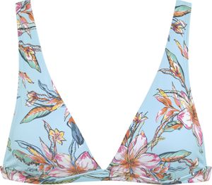 LASCANA Triangel-Bikini-Top hellblau bedruckt Größe 32 A/B LASCANA Triangel-Bikini-Top hellblau bedruckt Größe 32 A/B