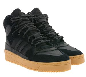 adidas Originals High Top Sneaker modische Basketball-Schuhe für Damen und Herren Rivalry TR Schwarz, Größe:38