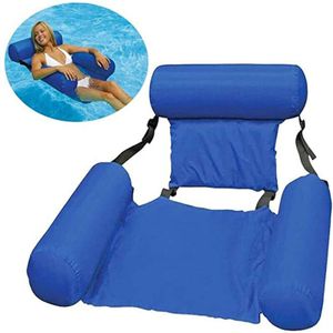 Aufblasbare schwimmende Hängematte Schwimmstuhl Schwimmbecken Wassermatte Bett Sportspielzeug