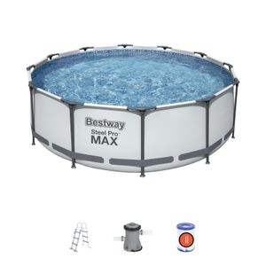 Bestway 56418 Steel Pro Max runder oberirdischer Pool 366x100cm