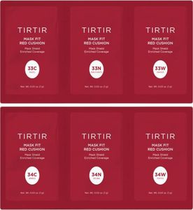 TIRTIR - Mask Fit Red Cushion Foundation 6 Shade Trial Kit Medium Deep