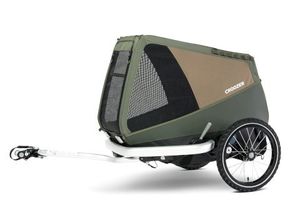 CROOZER Dog Enna Fahrradanhänger, Farbe:Moss Green
