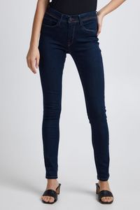 Ichi Damen-Hose Erin Izaro Stretch Jeans Skinny Fit 102036 blau, grau, schwarz gr.25-32, Farbe:Blau, Weite/Länge:27/32