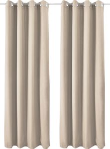 2er Set Ösenschal Amelie Luna thermo 140x245 cm