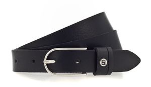 H.I.S 25mm Leather Belt W75 Black