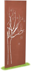 Sichtschutz "Baum", Edelrost, H=158 cm, Breite 60 cm