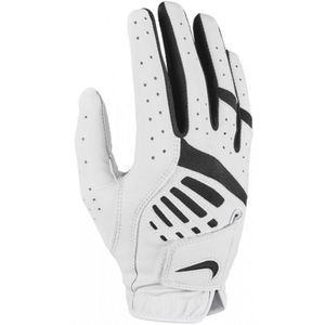Nike - Damen Rechtshänder Golf-Handschuh "Dura Feel IX" - Kunstleder CS1270 (L) (Weiß/Schwarz)