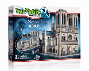 WREBBIT Katedrála Notre-Dame 3D puzzle 830 dielikov