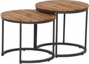SIENA GARDEN Baros Beistelltisch Ø 50x46 cm + Ø 50x41 cm SIENA GARDEN Baros Beistelltisch Ø 50x46 cm + Ø 50x41 cm