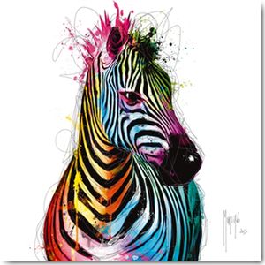 Murciano, Patrice - Zebra Pop - Kunstdruck Größe 30x30cm