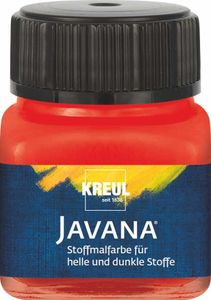 Kreul Javana Stoffmalfarbe für helle und dunkle Stoffe rot 20 ml
