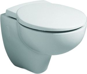 Geberit WC-Sitz JOLY mit Deckel, abnehmbar Scharnier: Edelstahl, mit Absenkautomatik weiß 571005000