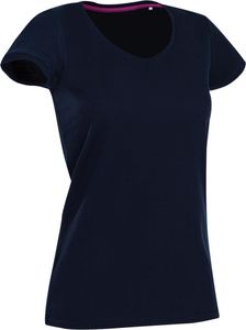 Stedman ST9130 | Women V-Neck Megan Damen T-Shirt - Farbe: Marina Blue - Größe: M