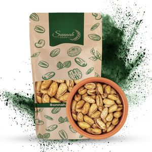 Sunnah Shop® Geräucherte Pistazien 1kg | Ein köstlicher Snacks für zwischendurch | Rauchig im Geschmack knackig im Biss | Geröstete und geräucherte