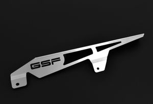 Ochranný kryt reťaze kompatibilný so Suzuki GSF 600 Bandit Logo strieborná