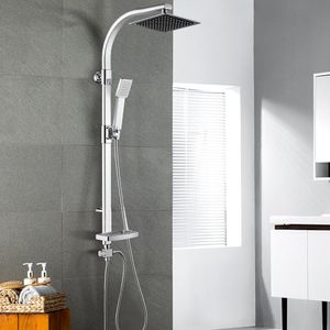 WYCTIN Duschsystem mit Handbrause Regendusche Duschset Duschsäule Duscharmatur Dusche