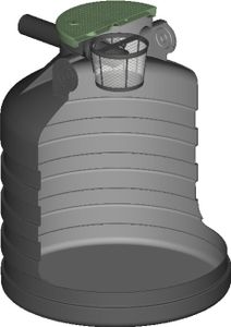 Regenwasser Mini-Zisterne 1000 Liter AQUA-PICO für den Garten