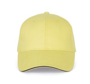 K-Up Herren Kappe Baseballkappe Basecap Mütze Baseball Cap Hut Sport, Größe:U, Farbe:Lemon Yellow/Dark Grey K-Up Herren Kappe Baseballkappe Basecap Mütze Baseball Cap Hut Sport, Größe:U, Farbe:Lemon Yellow/Dark Grey