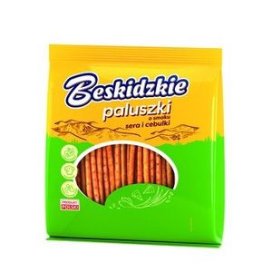 Beskidzkie Paluszki O Smaku Serowo-Cebulowym 180G