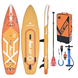SUP Paddle Inflatable Touring Fury 10'4 Zray - 315x84x15cm - DS Double Layer Fusion + Double Chamber + Option windSUP - Komplettpaket