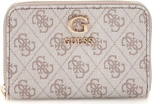 GUESS Zamira SLG note pocket Dark Taupe Logo