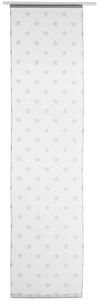 Elbersdrucke Schiebevorhang Stars Allover 00 weiß transparent 245x60 cm