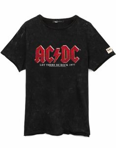 AC/DC - "Let There Be Rock" T-Shirt für Herren/Damen Uni NS6639 (L) (Schwarz)