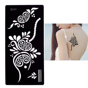 Henna Tattoo Schablone Airbrush Stencil Blume